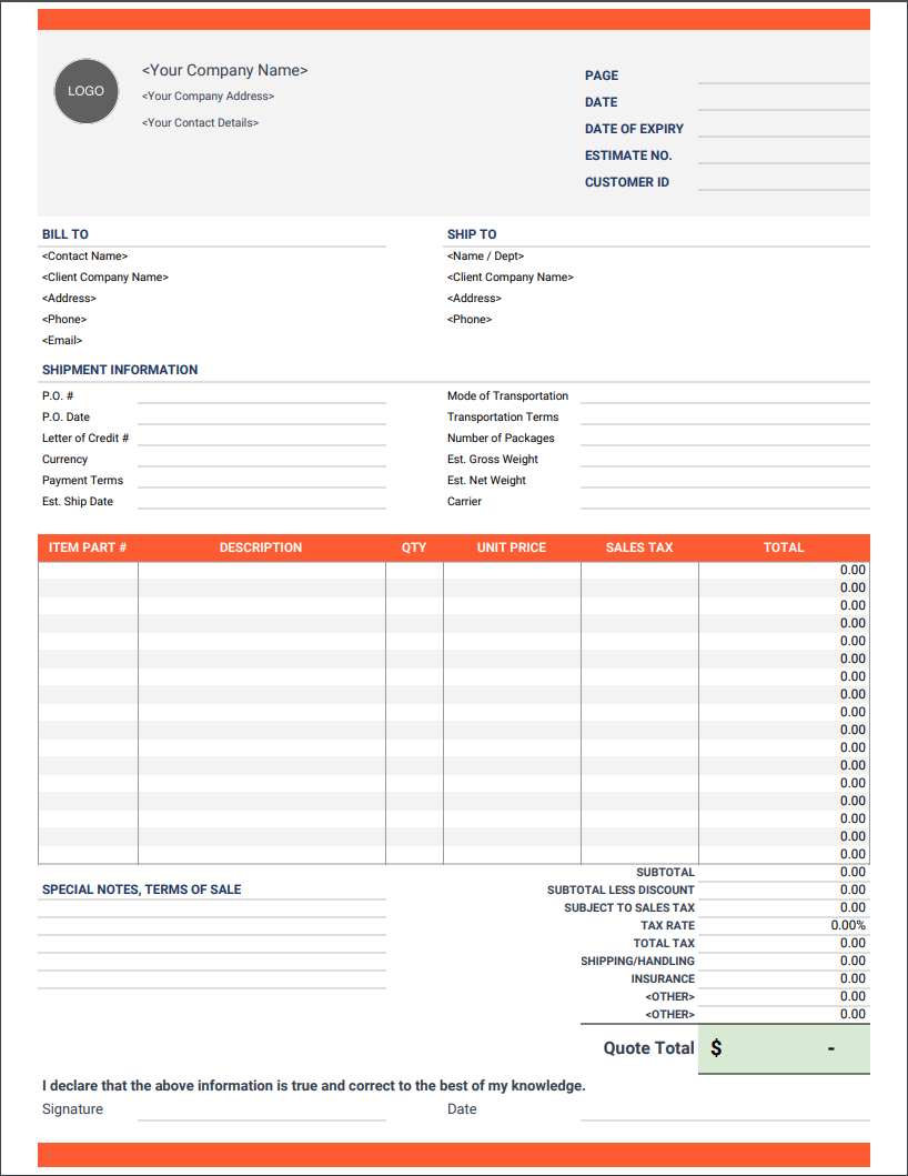 Pro Forma Invoice Templates | Free Download | Invoice Simple With Regard To Free Proforma Invoice Template Word