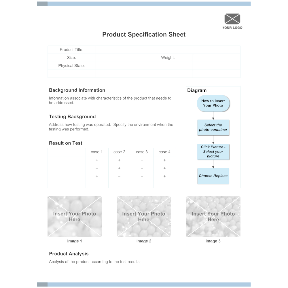 Product Data Sheet Template Tomope zaribanks co In Datasheet Template 