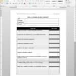 Product Design Review Checklist Template | Pm1010 4 Pertaining To Free Standard Operating Procedure Template Word 2010