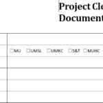 Project Closure Report Template with Closure Report Template