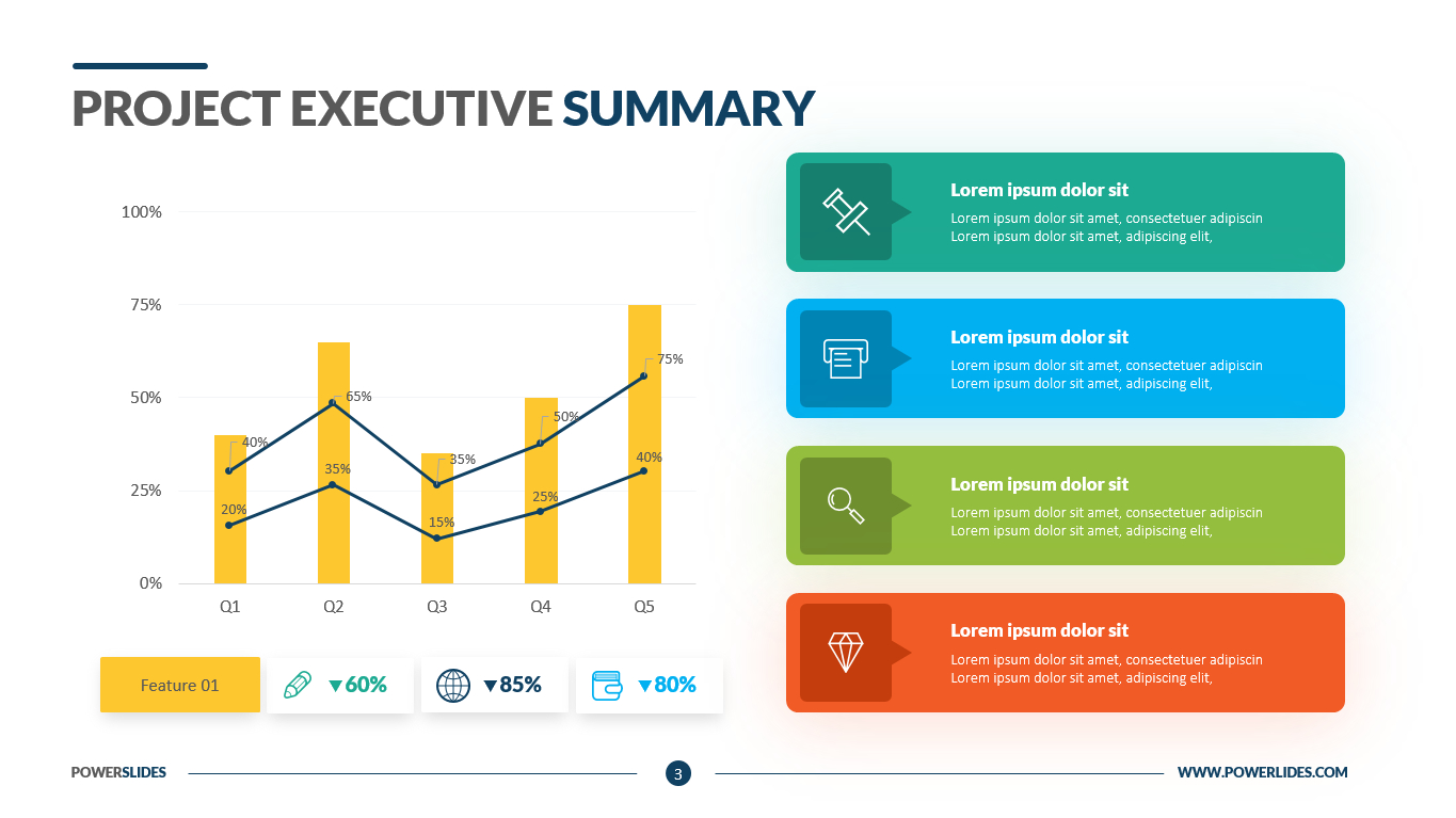 Project Executive Summary – Powerslides With Executive Summary Project Status Report Template