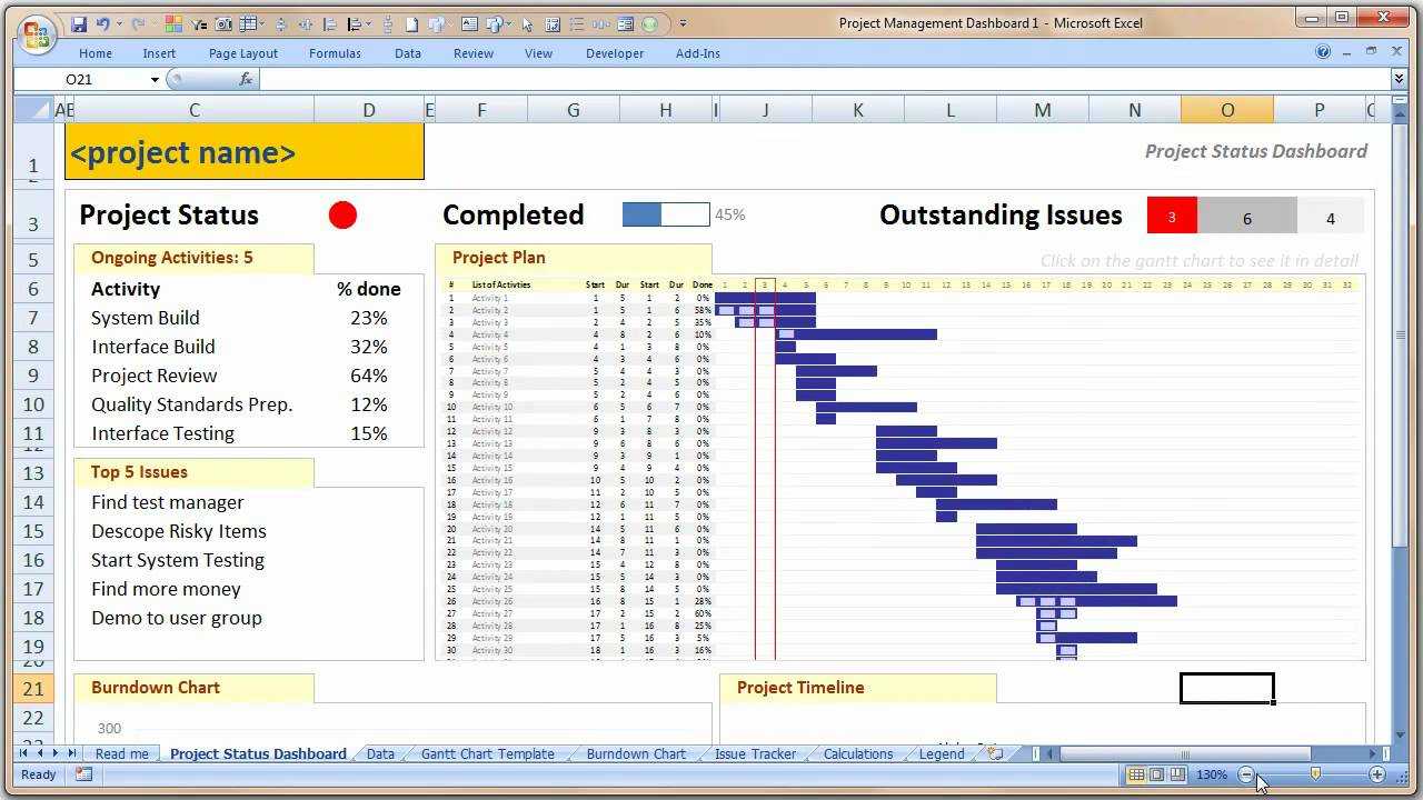 Project Report Excel Template – Tomope.zaribanks.co With Project Status Report Template Excel Download Filetype Xls