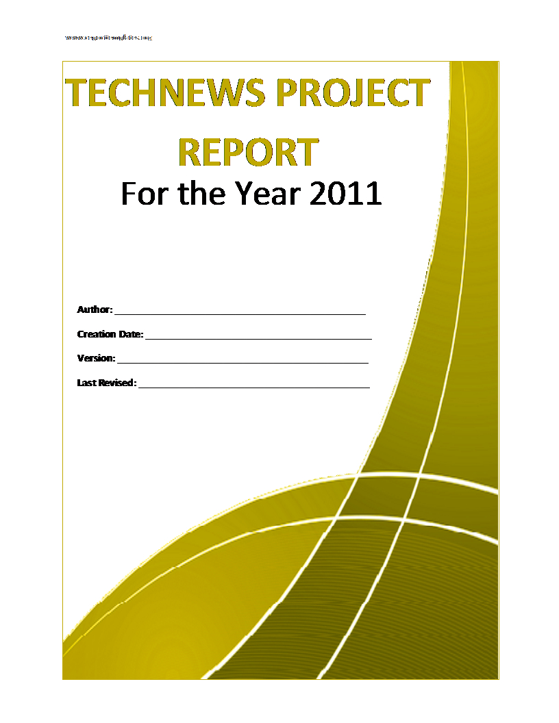 Project Report Template Inside Project Analysis Report Template