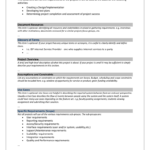 Project Requirements Template With Regard To Reporting Requirements Template
