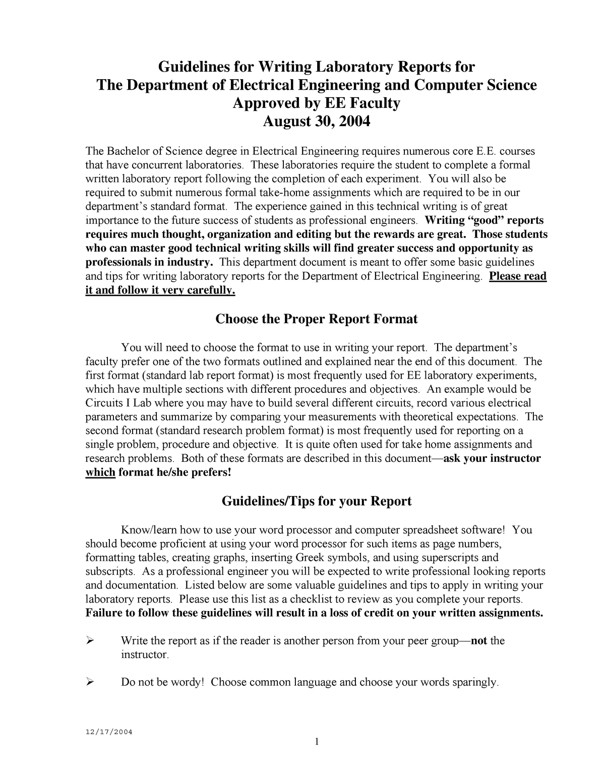 Proper Report Format – Tomope.zaribanks.co Inside Formal Lab Report Template