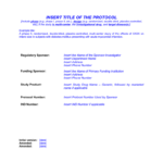 Protocol Template With Regard To Dsmb Report Template