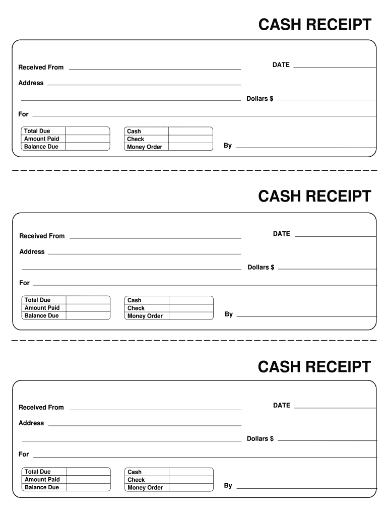 Receipt Template – Fill Online, Printable, Fillable, Blank In Blank Money Order Template