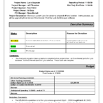 Replacethis] Project Monthly Status Report Template Example Regarding Monthly Status Report Template