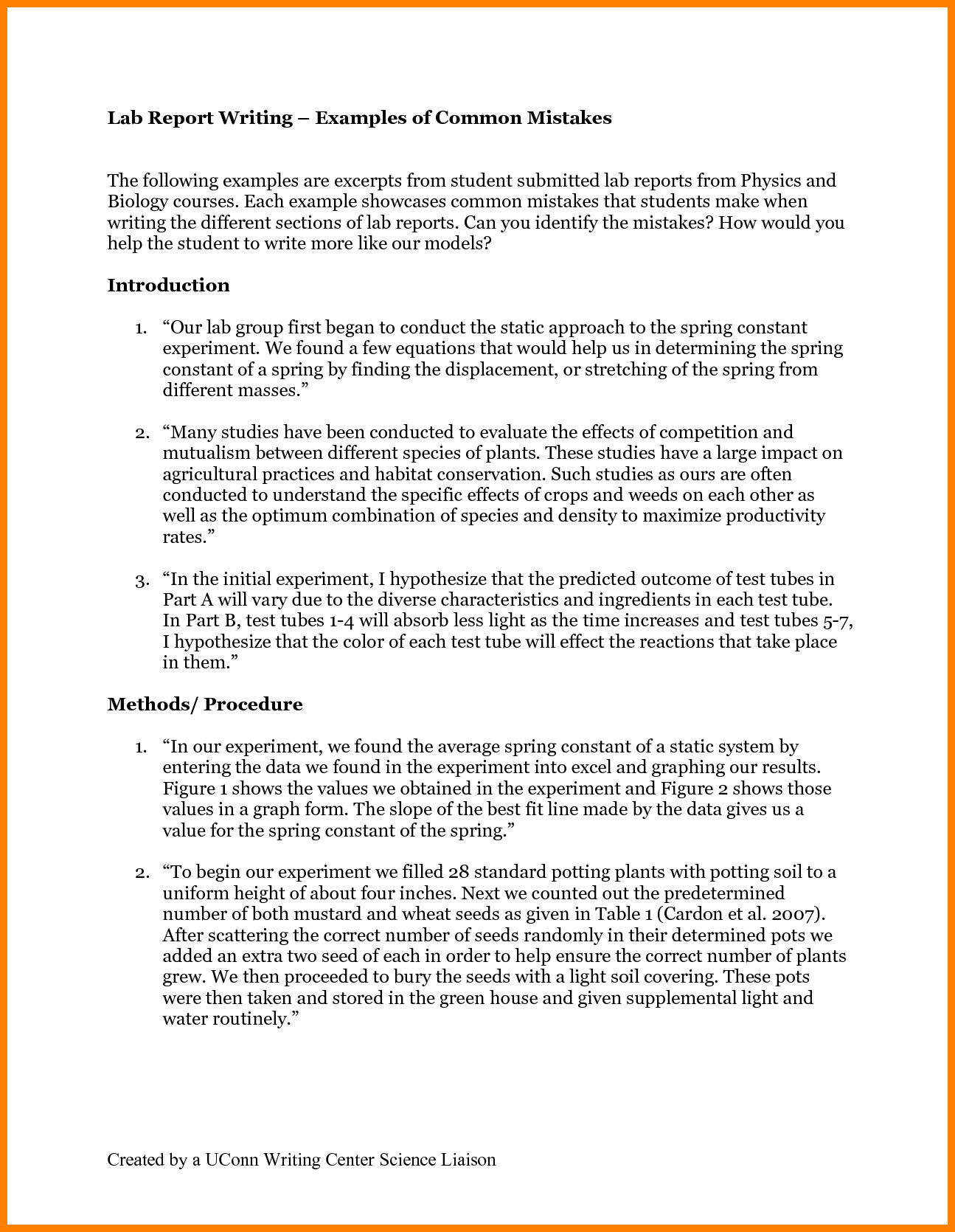 Report Writing For Students Examples And 8 Business Report Pertaining To Biology Lab Report Template