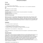 Report Writing Format – 3 Free Templates In Pdf, Word, Excel Inside Report Writing Template Download