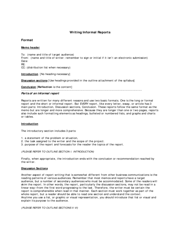 Report Writing Format – 3 Free Templates In Pdf, Word, Excel Inside Report Writing Template Download