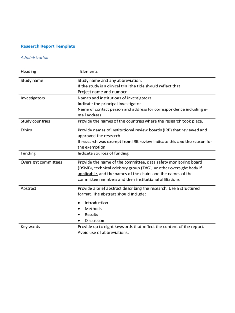 Research Report Template – Usaid Learning Lab Free Download Intended For Dsmb Report Template