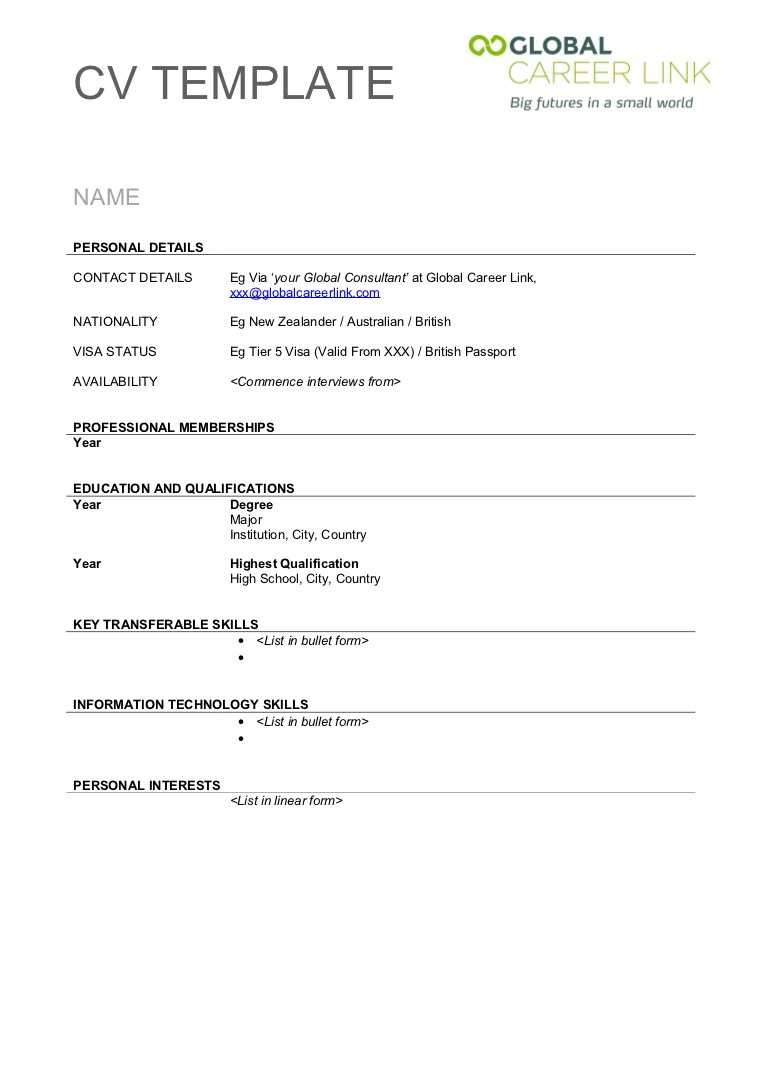 Resume Format Blank. Blank Sample Of Resume Attractive In Free Blank Resume Templates For Microsoft Word
