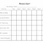 Reward Chart Templates | Printable Shelter With Blank Reward Chart Template