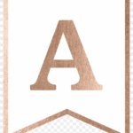 Rose Gold Banner Template Free Printable, Hd Png Download Within Printable Banners Templates Free