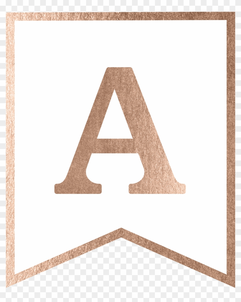 Rose Gold Banner Template Free Printable, Hd Png Download Within Printable Banners Templates Free