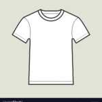 Roundneck T Shirt Template Intended For Blank T Shirt Outline Template