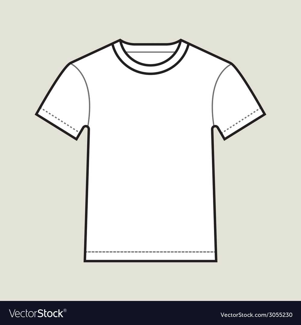 Roundneck T Shirt Template Intended For Blank T Shirt Outline Template ...
