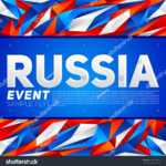 Russia Event Banner Template Vector Modern Stock Image Intended For Event Banner Template