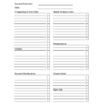 Sales Call Report Templates - Word Excel Fomats with regard to Sales Call Report Template