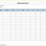 Sales Lead Report Template And Weekly Sales Activity Report Intended For Sales Lead Report Template
