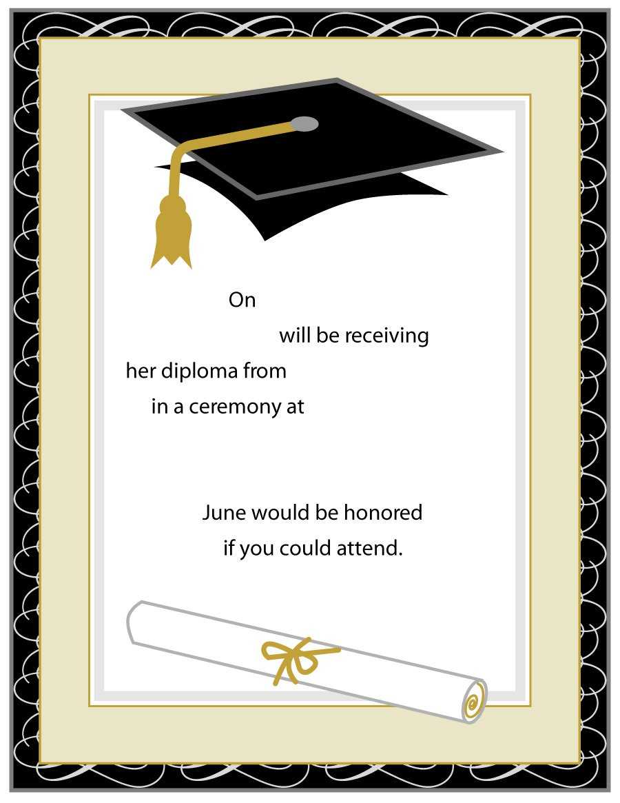 Sample Graduation Invitation Templates – Tomope.zaribanks.co In Graduation Invitation Templates Microsoft Word