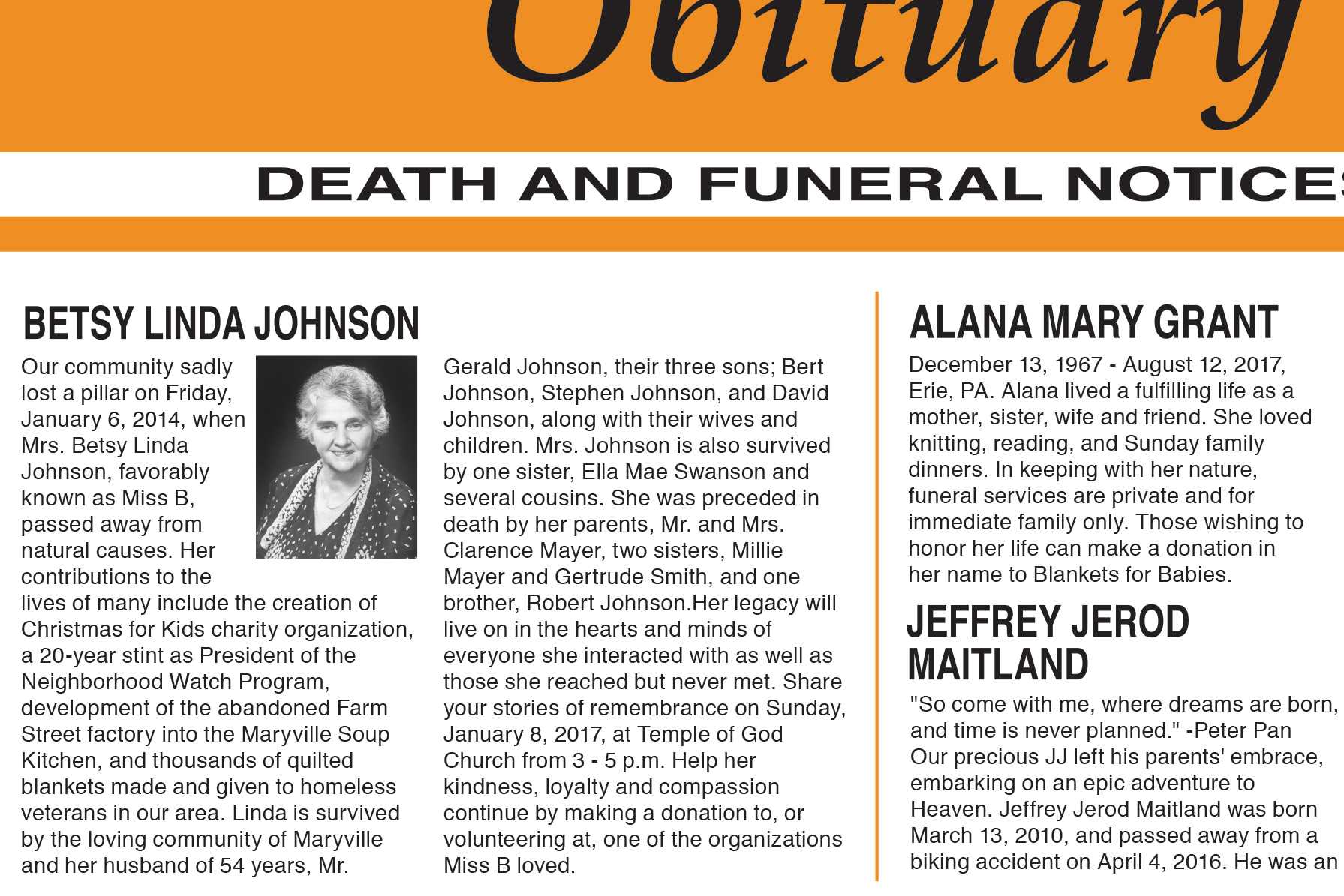 Sample Obituary Formats | Lovetoknow Intended For Obituary Template Word Document