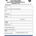 Sample Registration Forms – Tomope.zaribanks.co With School Registration Form Template Word
