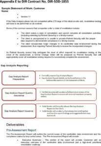 Sample Statement Of Work - Pdf Free Download regarding Pci Dss Gap Analysis Report Template