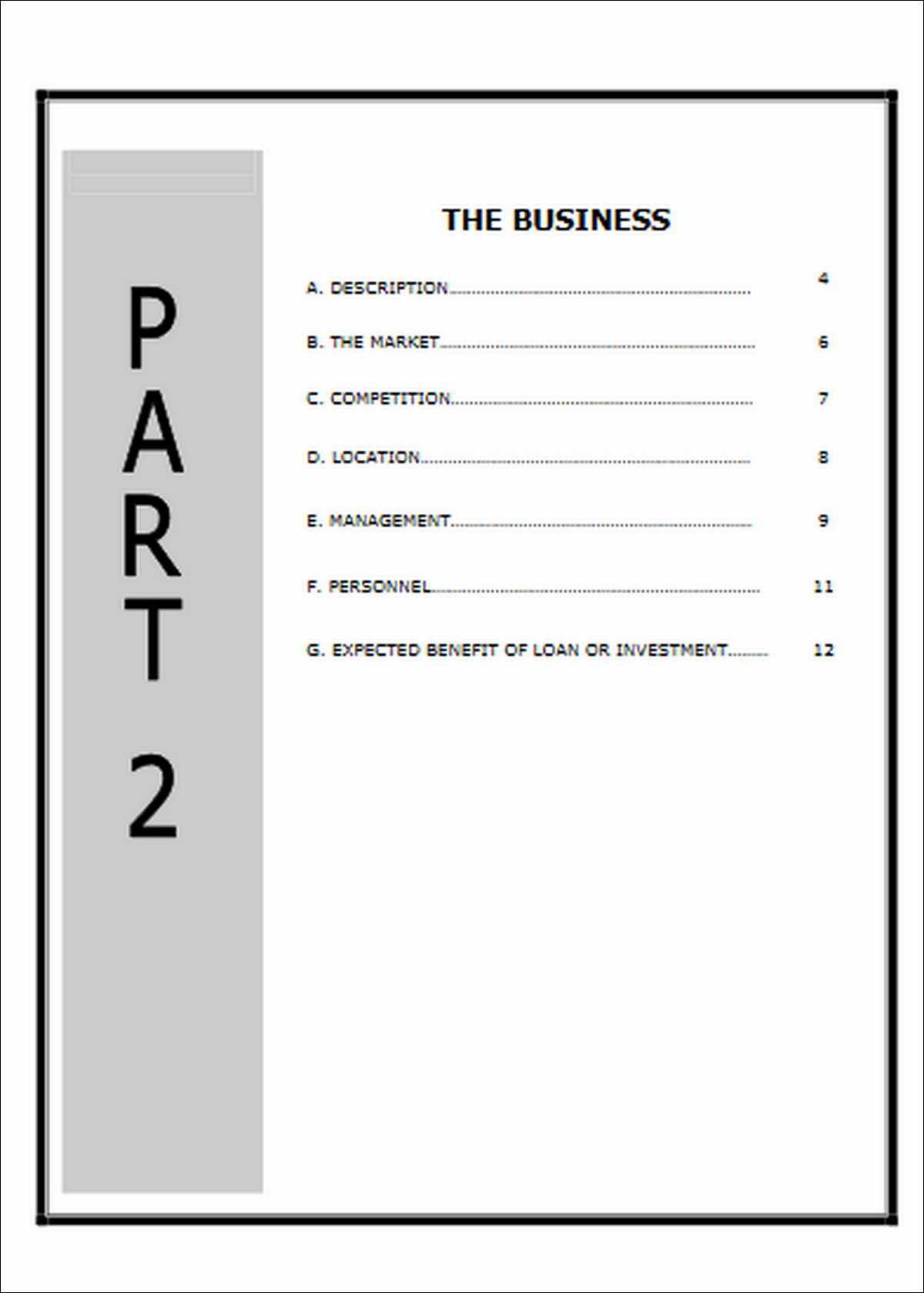 Sample Table Of Contents – Tomope.zaribanks.co For Blank Table Of Contents Template