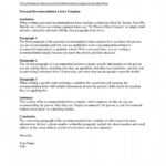 Sample Template For Letter Of Recommendation Collection With Regard To Recommendation Report Template