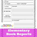 Sandwich Book Report Printout within Sandwich Book Report Printable Template