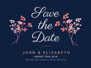 Save The Date - Banner Template regarding Save The Date Banner Template