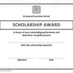 Scholarship Award Certificate Template Pertaining To Birth Certificate Template For Microsoft Word