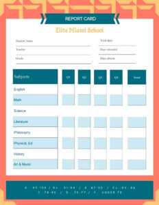 School Report Card Template Format Excel – Bestawnings throughout Boyfriend Report Card Template
