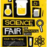 Science Fair Innovation Expo Flat Style Stock Vector Regarding Science Fair Banner Template