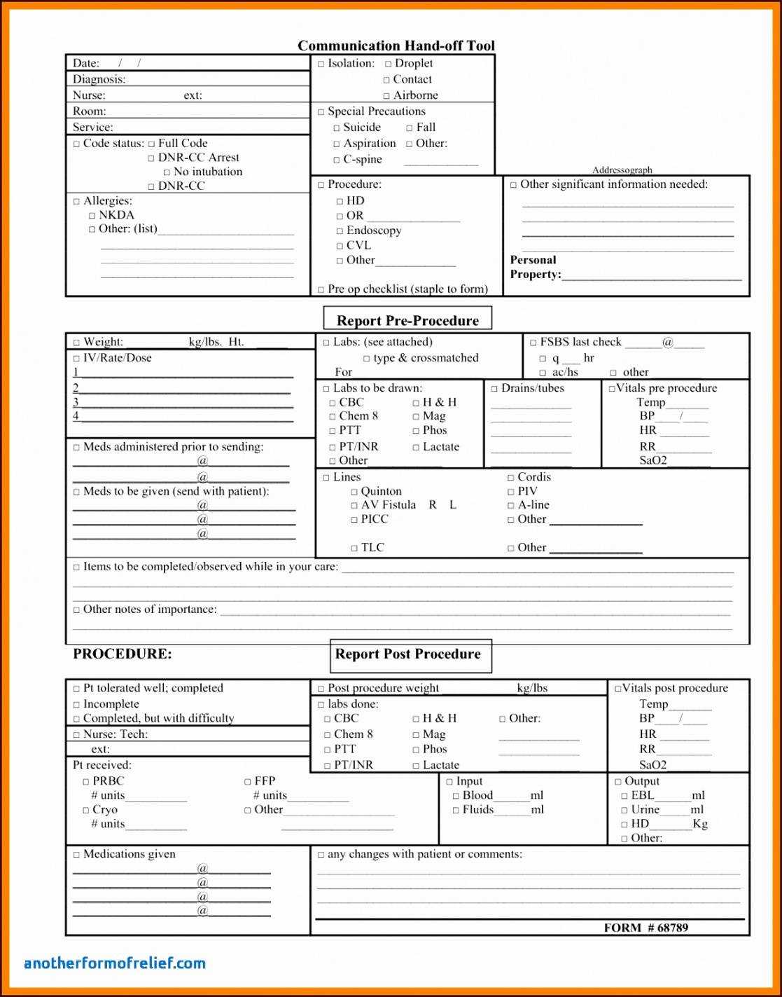 Shift Change Report Template Inside Shift Report Template