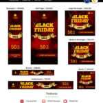 'shopping & E Commerce | Black Friday Sale' – Animated Banner №74129 Intended For Animated Banner Template