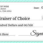 Signage 101 – Giant Check Uses And Templates | Signs Blog For Customizable Blank Check Template