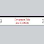 Similar To Avery Binder Spine Template with Binder Spine Template Word