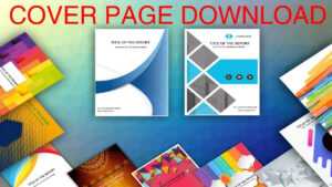 Simple Blue Cover Page inside Microsoft Word Cover Page Templates Download