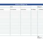 Simple Mileage Log – Free Mileage Log Template Download In Mileage Report Template