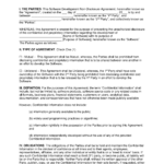 Software Development Non Disclosure Agreement (Nda) Template With Nda Template Word Document
