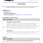Software Release Notes Template Word – Papele Throughout Software Release Notes Template Word