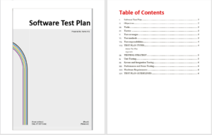 Software Test Plan Template - Word Templates within Test Template For Word