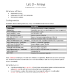 Solved: Lab 3  Arrays Implementing Lists Using Arrays What Intended For Implementation Report Template