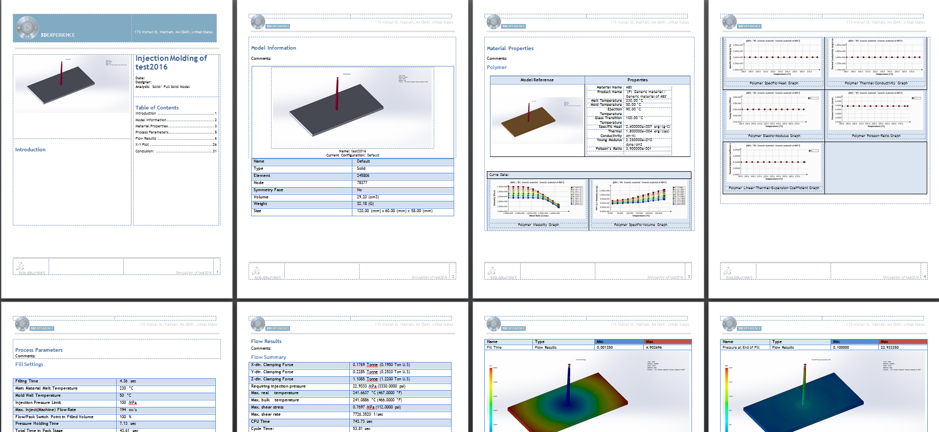 Solver And User Interface Key To Solidworks Plastics Update In Fea Report Template