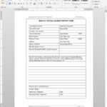 Special Incident Report Template | Bnk110 1 With Regard To Incident Report Template Microsoft