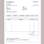 Spreadsheet Free Invoice Template Excel Download Uk Throughout Free Invoice Template Word Mac