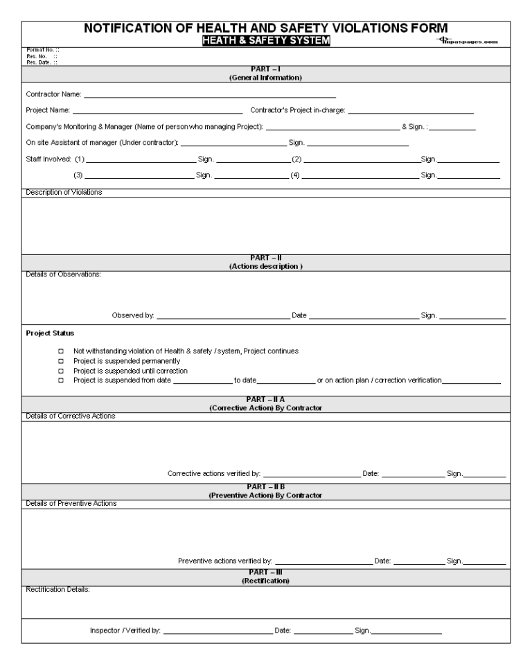 Spreadsheet Health And Safety Excel Management Free Within Hse Report ...